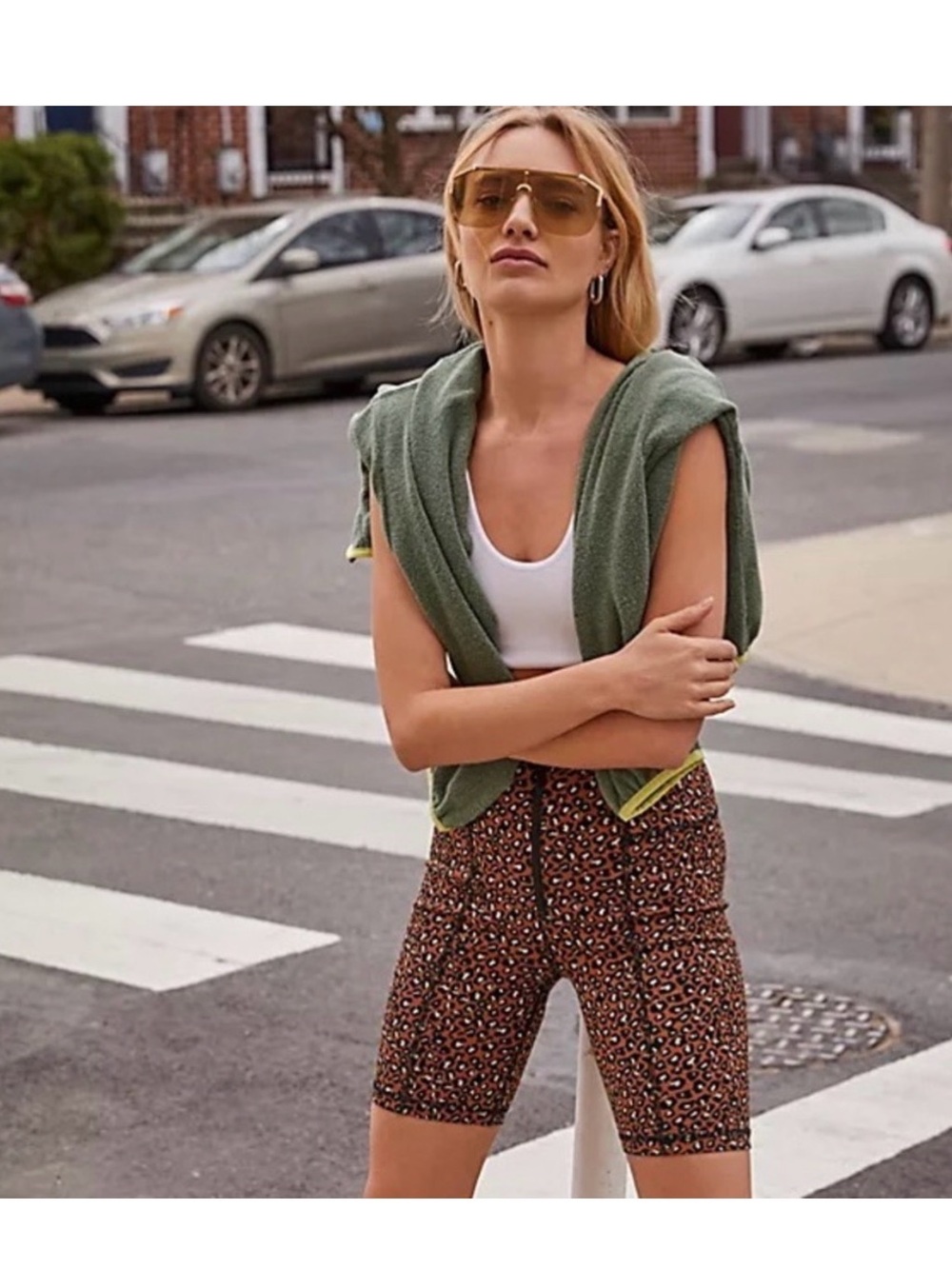Free People Bike Shorts Lucky Strike Size S